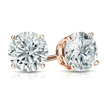 1/8 to 1cttw, O.White, I1-I2 Bezel-Set Diamond Wish 18k Yellow Gold Round Single Diamond Stud Earring Push-Back 1/8 to 1cttw, O.White, I1-I2 Bezel-Set Diamond Wish 18k Yellow Gold Round Single Diamond Stud Earring Push-Back
